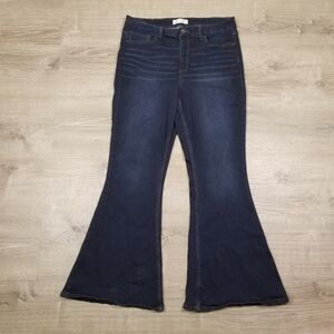BKE Parker Universal High Rise Super Flare Jeans Womens Size 32x31.5 Stretch